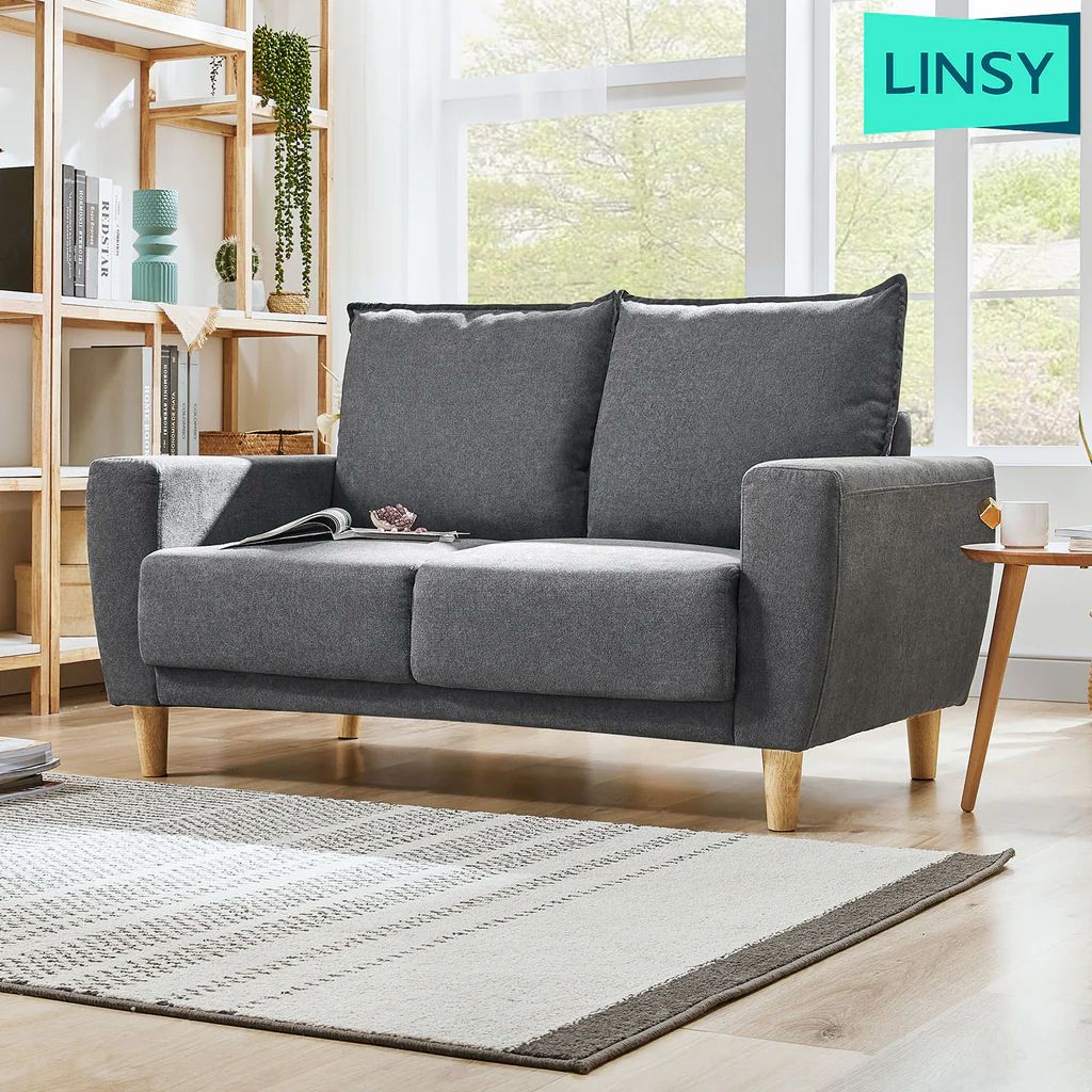 Sofa 2 Seater — Dark Grey